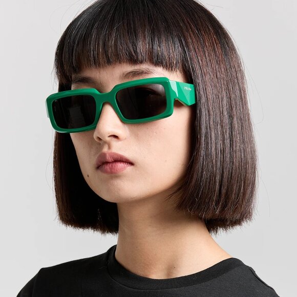 BRAND NEW Prada PR27ZS 11L08Z Mango Dark Grey Square Unisex Sunglasses 0PR 27ZS